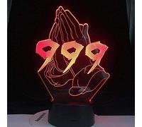 3D Illusion Lamp Led Night Light No-Vanitys 999 Cried Baby Get Cake Die Young Love All Design Children's Birthday Holiday Gifts -Remote Control