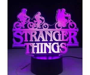 3D Illusion Lamp Stranger C Things Night Light Bedside Table Lamp 16 Color Changing Decoration New Y