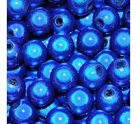 3D Illusion Miracle Acrylic Beads 6 mm / 60pcs (Dark Blue)