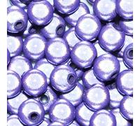 3D Illusion Miracle Acrylic Beads 6 mm / 60pcs (Purple)