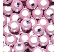 3D Illusion Miracle Acrylic Beads 8 mm / 40pcs (Pink)