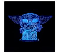 3D Illusion Platform Night Lights Touch Switch 7 Color Change USB Power LED Desk Lamp for Home Decorations or Holiday Gifts