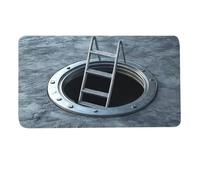 3D Illusion Rug | Decorative Non-Slip Doormat | Bottomless Design Optical Illusion Rug Hole | for Indoor Outdoor Bathroom Kitchen Bedroom Living Room Playroom Study Terrace Porch Doorway