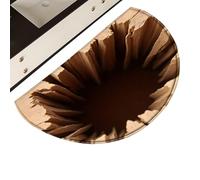 3D Illusion Rug: Washable Velvet Rug, Realistic Design With Hole Effect, Decorative Floor Mat, Bathroom Decor Textile | Optical Illusions Rugs