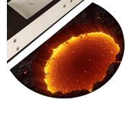 3D Illusion Rug: Washable Velvet Rug, Realistic Design With Hole Effect, Decorative Floor Mat, Bathroom Decor Textile | Optical Illusions Rugs