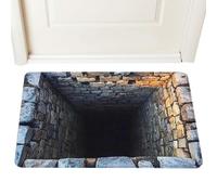 3D Illusion Rugs Anti-Slip Carpet Hole