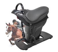 3D Indoor Horse Fitness Machine, Electric Horse Riding Machine with Anti-slip Pedals and Suction Cup/roller Design, Adjustable 20 Speeds and Bluetooth Music Function, Bearing 150KG, for Legs