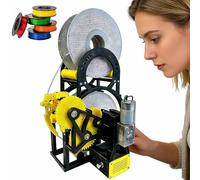 3D Industrial Filament Respooler, Electric 3D Printer Winder Machine with Metal Linear Rail, Wrap Neatly Without Tangling, Modular Design and 1kg Spool Rewinder, for Printing Enthusiasts