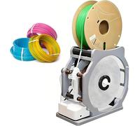 3D Industrial Filament Respooler Electric Spool Rewinder with Smart Start and Stop Auto Winding 1.75mm Wire Diameter Customizable Speed & Direction, Works with PLA/ABS/PETG Filament up to 1kg Spool