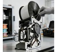 3D Industrial Filament Respooler Machine, Electric Spool Rewinder, Max 4kg Spool Capacity, 3-Speed Regulation, Automatic Stop Function for 3D Printer Filament & Various Wires