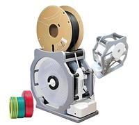 3D Industrial Filament Respooler, Wire/Welding Wire Winder, With Smart Start & Stop Function, Metal Frame & H-type Structure, Neat Winding, For 1kg Spools, 3D Printing Enthusiasts