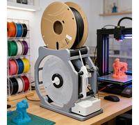 3D Industrial Respooler Automatic Rewinder for 1kg Spools, Electric Filament Winder for PLA ABS PETG Welding Wire, Desktop Spooler