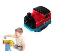 3D Infinity Track,Replacement Magnetic Electric Train Cars for klick Rail,3D Trains Routes with Mix-and-Match Stem Cubes,USB Rechargeable Add-On for Train Set Tracks,Electric Trains Gift (1pcs Red)