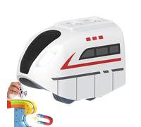 3D Infinity Track, Replacement Magnetic Electric Train Cars for klick Rail, Rechargeable 3D Infinity Track Train Head for Flexible Race Tracks,Cannot Operate Alone, Tracks & Cable Not Included