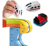 3D Infinity Track, Replacement Magnetic Electric Train Cars for klick Rail,Replacement Magnetic Electric Train Cars for klick Rail, Rechargeable Trains Toy, Cannot Operate Alone