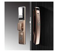 3D Infrared Light Face Recognition Lock With Camera APP Fingerprint Magnetic Card Password Intelligent Automatic Switch Lock(With Cat Eye(No Face)