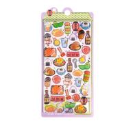 3D Japanese Scrapbook Stickers | Cute Notebook & Water Bottle Decals | Decorative Stickkers for Students, Teachers, Artists, Kids | Journaling, Card Making, School Projects, Party Favors