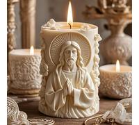 3D Jesus Candle Mold Resin Casting Silicone Molds for Home Decor & Candle Making, Aromatherapy, DIY Home Decor Craft Mold