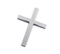 3D Jesus Cross Car Stickers | Metal Christian Cross for Car Decals | Waterproof Crosses Cars Emblem Sticker | Creative Jesus Crosses Bumper Badge Decal Cars Decorations for Christian Gift