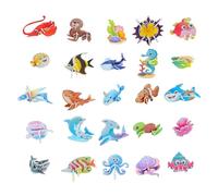 3D Jigsaw Puzzle, 25 Piece Paper Learning Toy, Creative Kids Development Game, Kids Small Puzzles For Birthday Preschool Kindergarten Classroom Homeschooling Early Travel Home Yard
