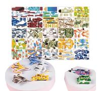 3d Jigsaw Puzzle, No Glue Educational Game, Miniature Animal 3d Paper Puzzle, for Children Students Boys Classroom School Bedroom Study Party