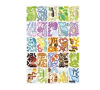 3d Jigsaw Puzzle,No Glue Educational Interactive | 25-animal 3D Jigsaw Puzzle | for Classroom School Bedroom Study Boys Girls Children Students Teens