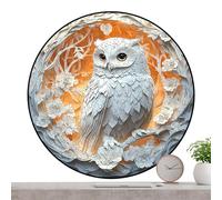 3D Jigsaw Puzzle - Wood 28.9cm | 150 Pieces 3D Wooden Owl Puzzle Hard Jigsaw Puzzles | Adults Owl Puz-zle For Chinese New Year Valentine's Day Wedding Parties Educational