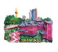 3D Jiuqu Bridge of Shanghai China Fridge Magnet, Home & Kitchen Decoration magnetic sticker Shanghai China refrigerator magnet travel souvenir gift