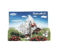 3D Jungfrau Switzerland Refrigerator Fridge Magnet Tourist Souvenirs Handmade Resin Craft Magnetic Stickers Home Kitchen Decoration Travel Gift