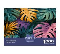 3d Jungle 1000 Pieces Premium Jigsaw Age 12+ Quirky, Abstract Design, Fun Details, Educational, Challenging Puzzle Games 70x50cm/1000pcs