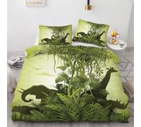 3D Jungle Animals King Size Duvet Cover Set 220x230cm 3 piece Soft Microfiber Reversible Bedding Set Cartoon Comforter Cover with Zipper Closure Quilt Cover with 2 Pillowcase 50x75cm(Image 3-23)