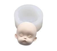 3D Kids Face Silicone Mold Human Face Soft Clay Cake Decorating Tools Chocolate Candy Sculpting for Clay