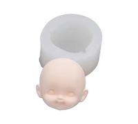 3D Kids Face Silicone Mold Human Face Soft Clay Cake Decorating Tools Chocolate Candy Sculpting for Clay