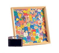 3D Kitten Puzzle & Coloring Kit, Creative Irregular Shape DIY Art Craft for Kids, Build & Paint Your Own Cat Model, Educational STEM Toy for Ages 6+