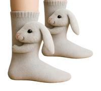 3d Knit Animal Socks, Christmas Novelty Sloth Winter Floor Sock, Cute Hand Crocheted Animal Socks, Breathable & Anti-Sweat, Fuuny Gift For Kids Women Men Adults Home Winter Warm