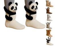 3D Knit Animal Socks,Cute Novelty Animal Socks,Cute Hand Crochet Knit Sock,Winter Warm Floor Sock for Adults,Breathable Anti-Sweat Design (Style-4)