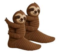 3d Knit Animal Socks, Novelty Knitted Socks For Christmas, Fun Cosy Winter Warm Knit Sock With Multiple Cute Animals Design, Soft Foot Warm Supplies For Kid Adult Winter Fall Christmas Birthday