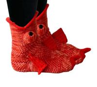 3D Knit Christmas Sloth Socks Women Winter Warm Novelty Socks Cute Festive 3D Animal Socks Plush Holiday Cozy Santa Style Soft Breathable Gift 3D Animal Socks Adults Kids Fun Seasonal Comfort