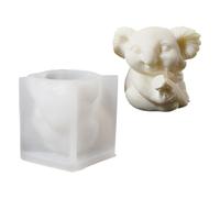 3D Koala Silicone Mold Beginner Friendly Cartoon Design for Scented Soap Mold Artistic Creation Making Tool
