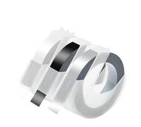 3D Label Tape Adhesive 9mm 3D Embossing Tapes 3/6PK Compatible with 12965 1610 Motex E-101 B90 Label Printer(3PK Mixed Color 03)
