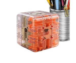 3D Labyrinth Cube - Educational Stress Relief Game - Puzzle Game for School, Home, Party, Travel, Family Evening Room, Summer Camp Group Activity and Education