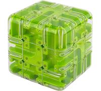 3D Labyrinth Puzzle Maze Cube - Engaging Brain Teaser Toy, Spatial Awareness Brain Training Toy for Stress Relief & Logic Development, for Adults & Teens (Three colours)