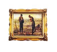 3D L'Angélus Jean-Francois Millet Famous Paintings Fridge Magnet Louvre Paris Souvenir Magnetic Sticker Craft