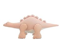 3D Large Dinosaur Animal Balloons Self Standing Assembly Giant Dinosaur Theme Party Decorations,Kids Birthday Party Gift Cute Jurassic Dino Marly Foil Balloons(Pink)