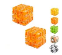 3D Large Labyrinth Puzzle Maze Cube,Roller Ball Maze Cube,Engaging Brain Teaser Toy,Stress Relief,Cultivate Logical Thinking,Educational Focus Game Gift for Adults Teens (u7)