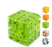 3D Large Labyrinth Puzzle Maze Cube,Roller Ball Maze Cube,Engaging Brain Teaser Toy,Stress Relief,Cultivate Logical Thinking,Educational Focus Game Gift for Adults Teens (u3)