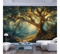 3D Large Mural Photo Wallpaper mystical tree glowing lights fantasy style mystical tree glowing lights fantasy styleHome Decor Background Large Art Wall Painting Urban Architecture for Bedroom Cafe B