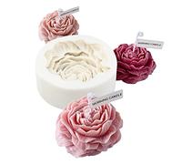 3D Large Peony Flower Silicone Mould, Flower Candle Moulds, Soap Making Mould for DIY Handmade Craft Birthday Wedding Party Decor