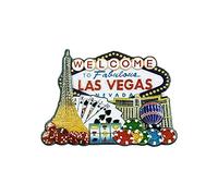 3D Las Vegas USA Refrigerator Fridge Magnet Tourist Souvenirs Handmade Resin Craft Magnetic Stickers Home Kitchen Decoration Travel Gift