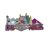 3D Las Vegas USA Refrigerator Fridge Magnet Tourist Souvenirs Handmade Resin Craft Magnetic Stickers Home Kitchen Decoration Travel Gift